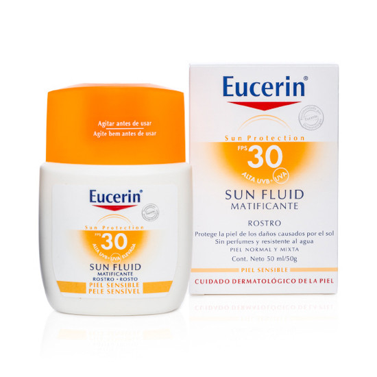Imagen de Eucerin Solar Facial fluido matificante FP30  50ml