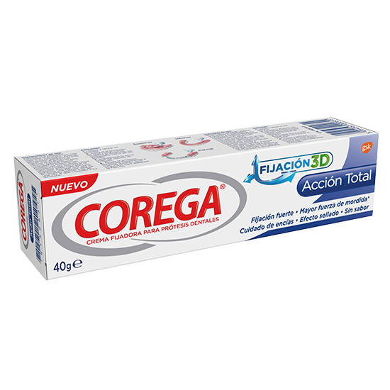 Imagen de COREGA ACCION TOTAL FIJACION 3D 40 GR