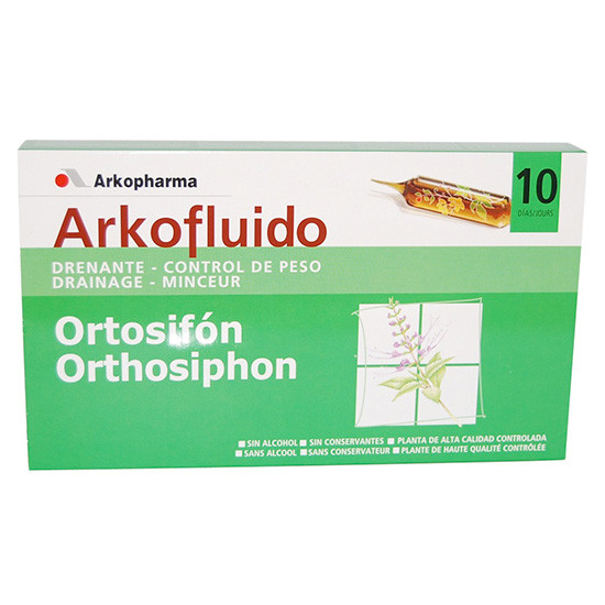 Imagen de ARKOFLUIDO ORTOSIFON 10 AMPOLLAS