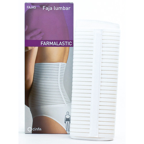 Imagen de FAJA FARMALASTIC LUMBAR VELCR T/1 75-95