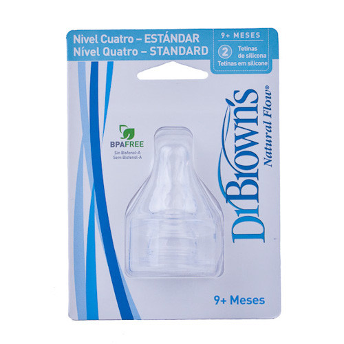 Imagen de Dr Brown´s Tetina options +9 meses 2 uds