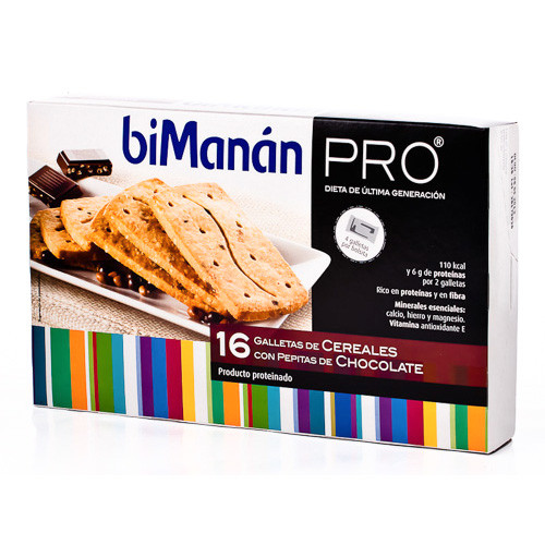 Imagen de Bimanan pro galletas cereal/choco 16uds