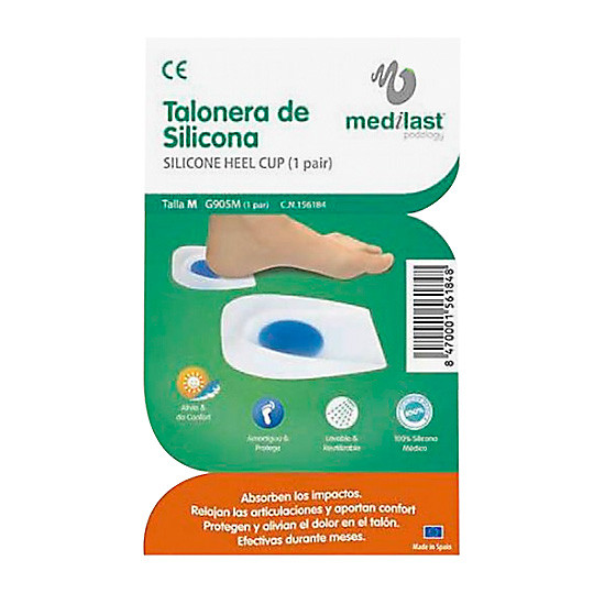 Imagen de Medilast Talonera fresil silicona talla-M