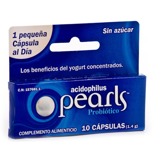 Imagen de PEARLS ACIDOPHILUS 10CAPS PROBIOTICO DHU