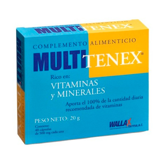 Imagen de Wallas Multitenex 40 cápsulas 500mg