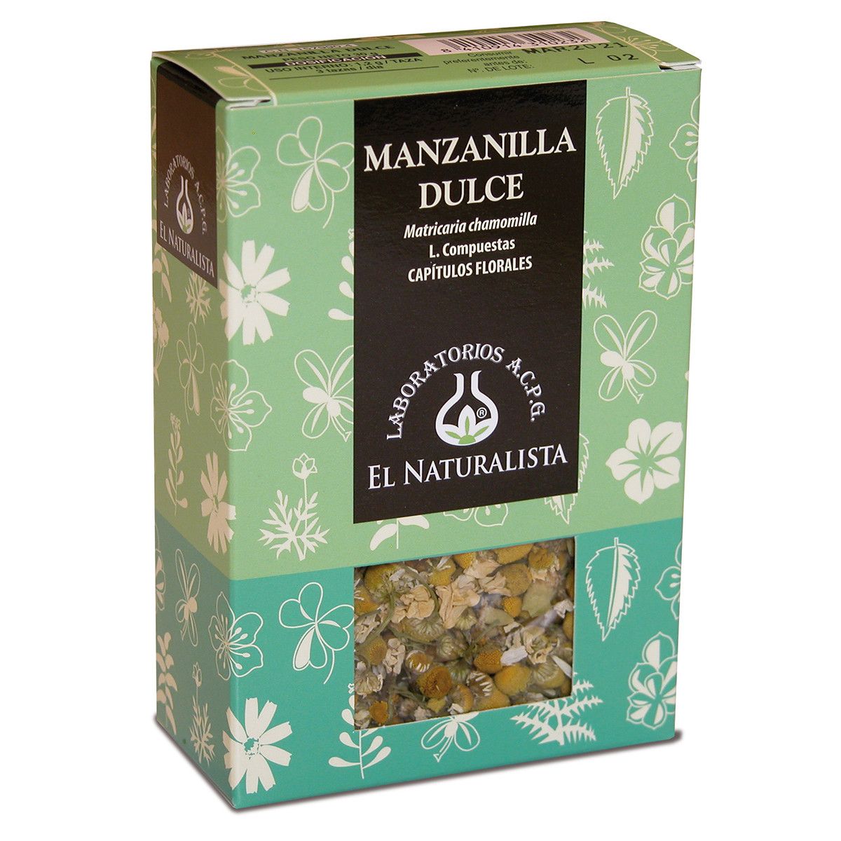 Imagen de EL NATURALISTA MANZANILLA DULCE 30 GR