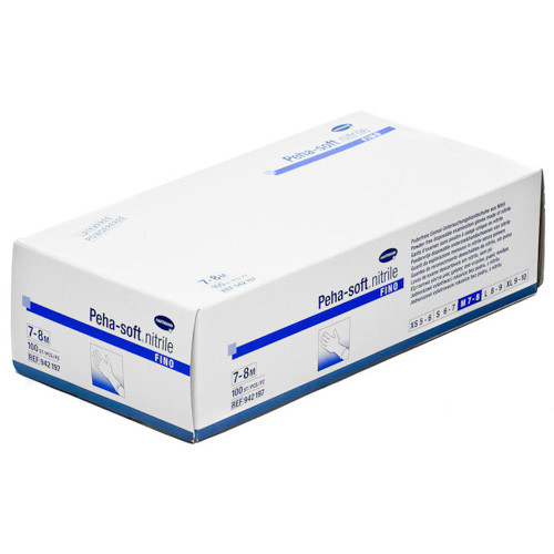 Imagen de Peha-Soft Guantes Nitrilo Talla M 100u