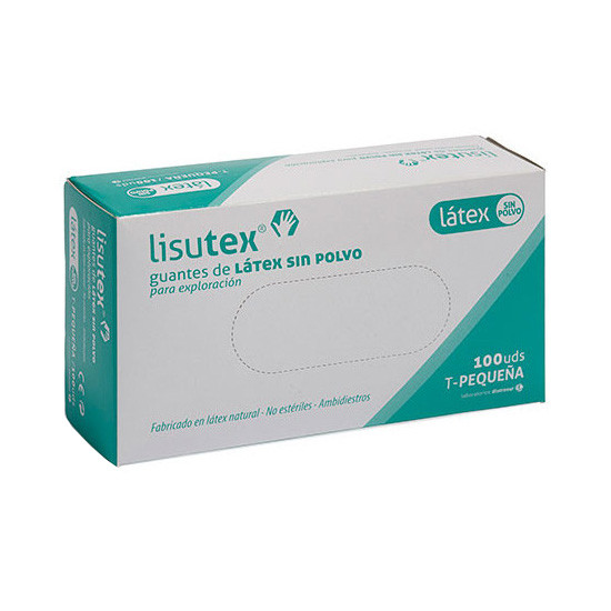 Imagen de GUANTES LATEX LISUTEX PEQ 100 UDS