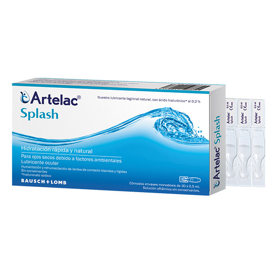 Imagen de Artelac Splash colirio ojo seco 30 monodosis 10x0,5ml