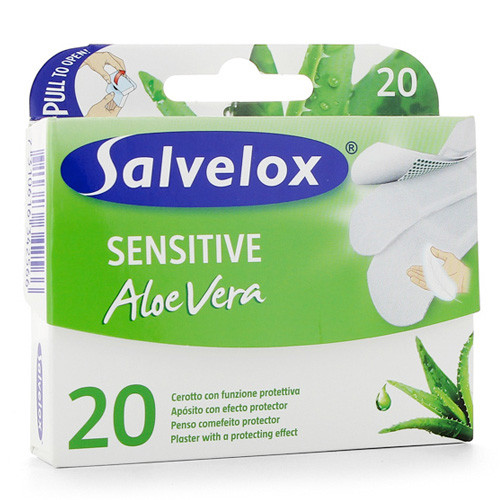 Imagen de SALVELOX SENSITIVE ALOE VERA 20 APOSITOS