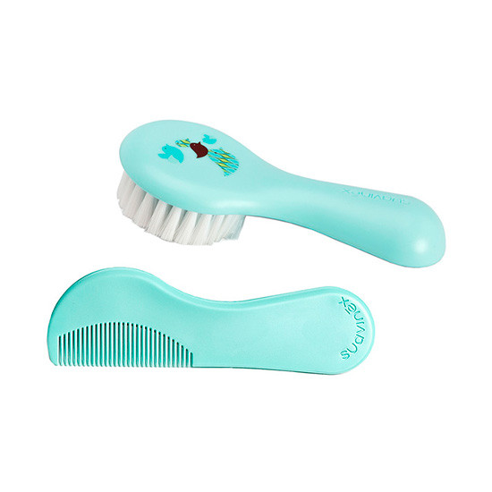 Imagen de Suavinex cepillo y peine azul