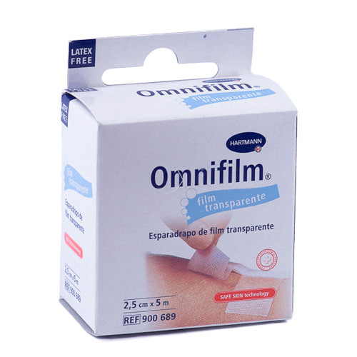 Imagen de Omnifilm esparadrapo hipoalérgico transparente 5mx2,5cm