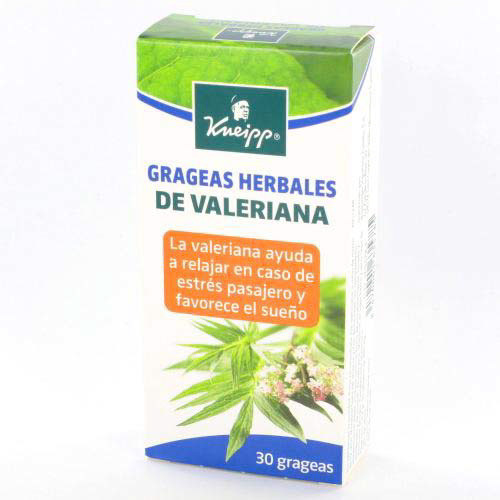 Imagen de Kneipp Valeriana Classic 200mg 30 grageas