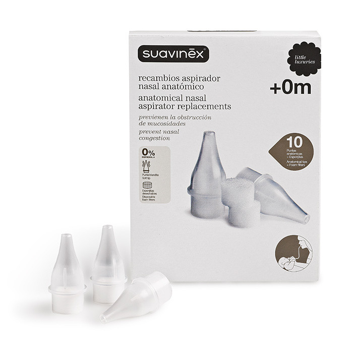 Imagen de Suavinex Recambio aspirador nasal 10uds
