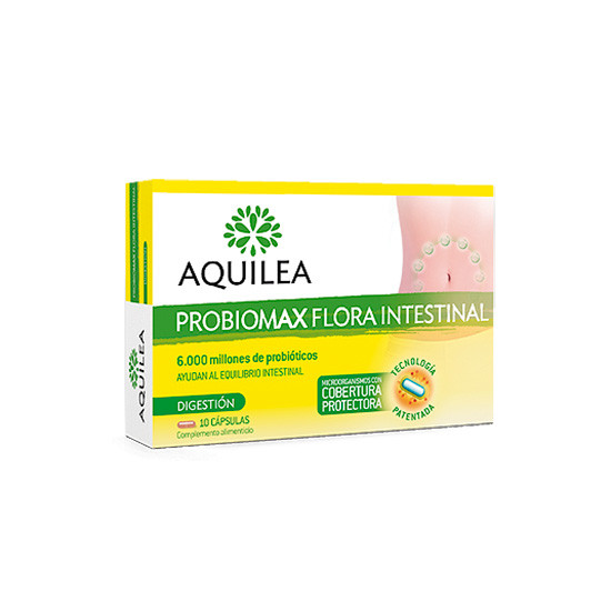 Imagen de Aquilea Probiomax adultos flora 10 cápsulas