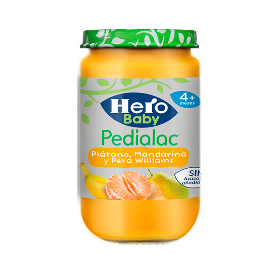 Imagen de Hero Baby Pedialac plátano mandarina y pera 250g
