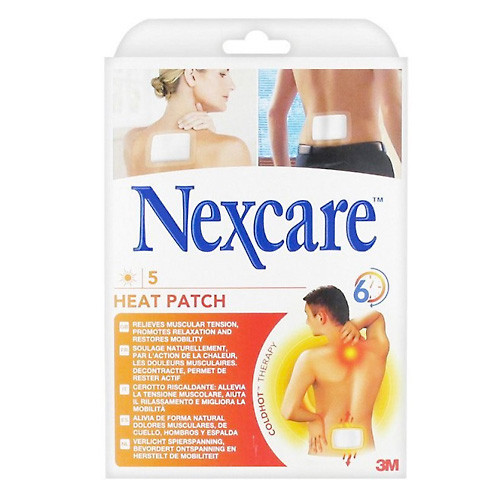 Imagen de NEXCARE PARCHE CALOR 9,5X13 CM 5 UDS
