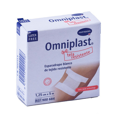 Imagen de Esparadrapo omniplast tela blanco 5x1,25