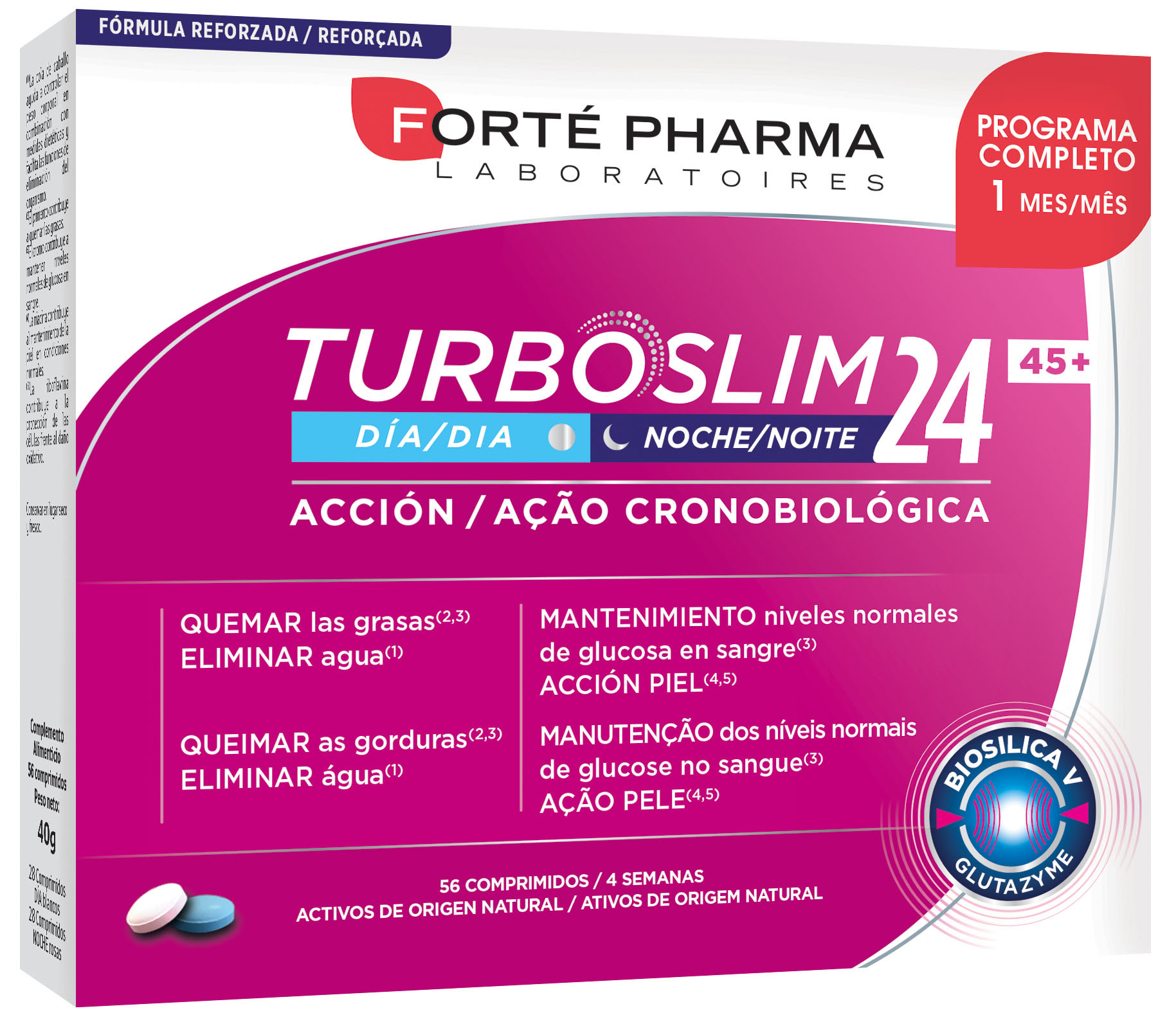 Imagen de Forte pharma slim cronoactive 45+ 56 comprimidos