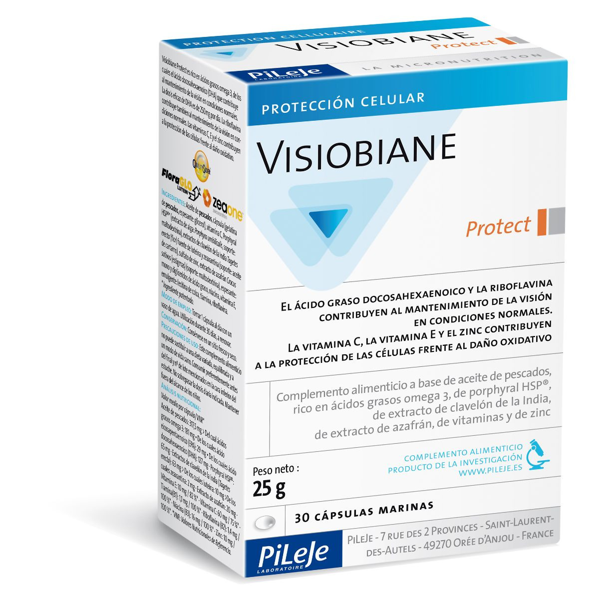 Imagen de Pileje Visiobiane protect 30 cápsulas 24g