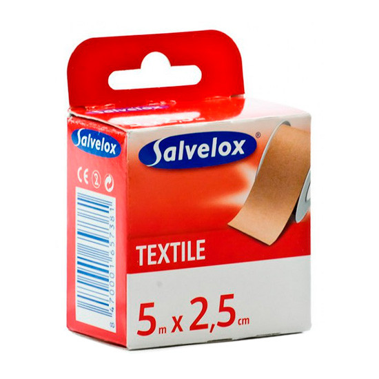 Imagen de Salvelox esparadrapo textil blanco 5x2,5cm
