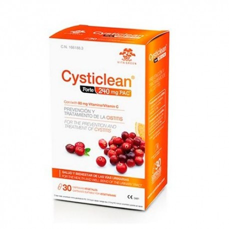 Imagen de CYSTICLEAN FORTE 30 CAPSULAS