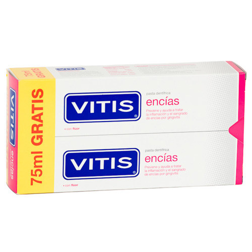 Imagen de Vitis encías pasta 150x2 V2 75ml