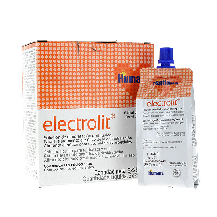Imagen de ELECTROLIT SOLUCION 250 ML X 3 UDS