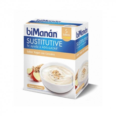 Imagen de BIMANAN CREMA YOGURT CEREALES 6 SOBRES