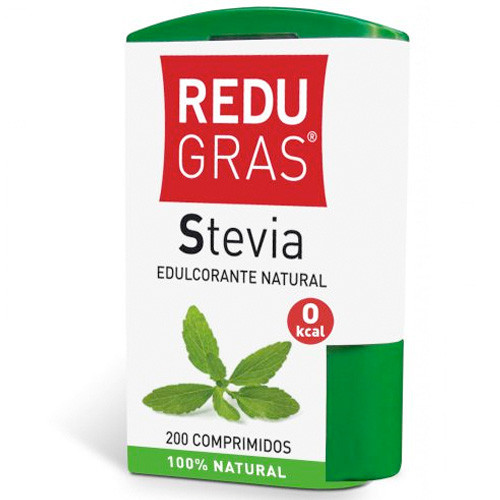 Imagen de REDUGRAS STEVIA 200 COMPRIMIDOS