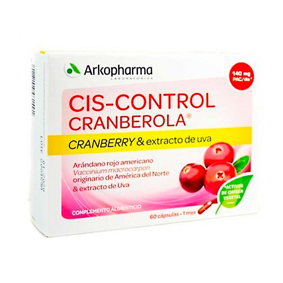 Imagen de CRANBEROLA CISCONTROL ARKO BREZO 60 CAPS