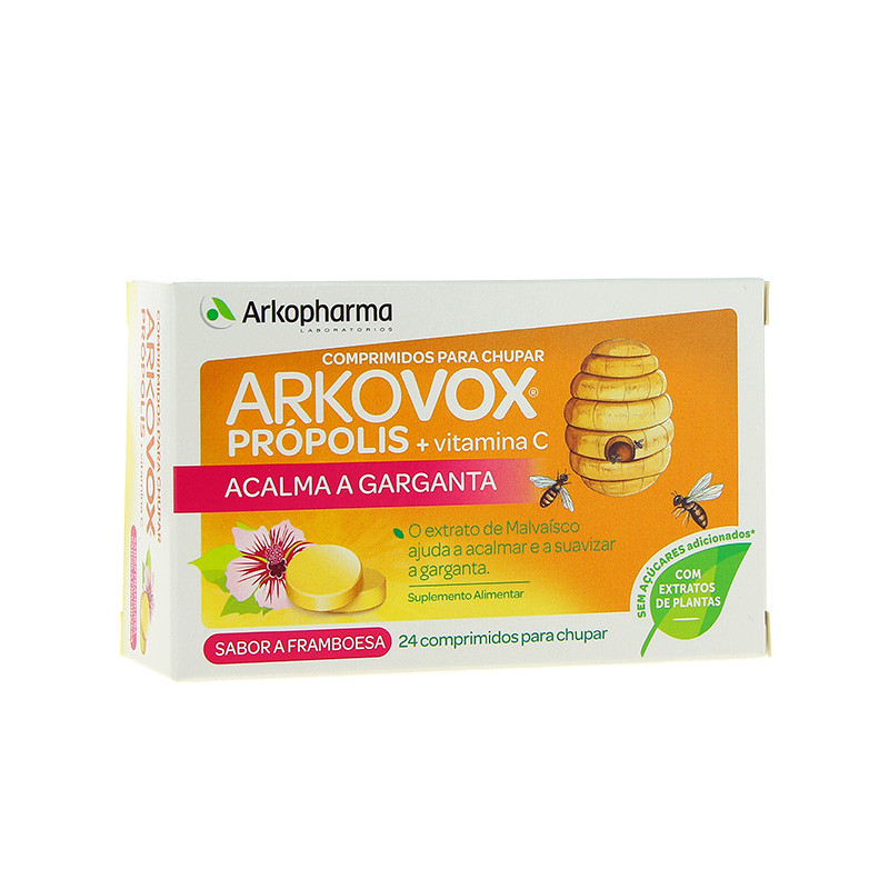 Imagen de ARKOVOX PROPOLIS SABOR FRAMBUESA 24 COMP