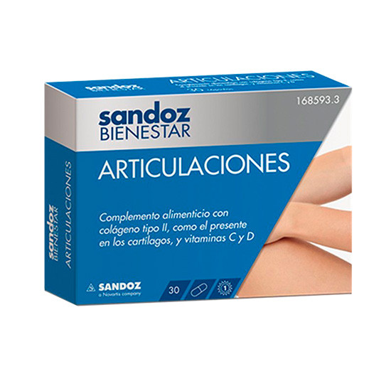 Imagen de Sandoz Bienestar Articulacion 40mg 30 cápsulas