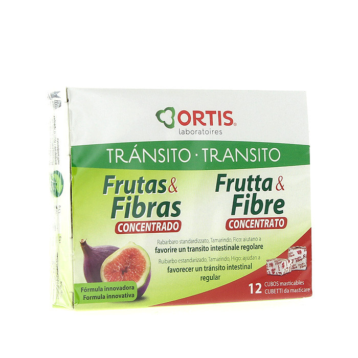 Imagen de Nutritión&Santé fruta fibra concentrado 12 cubos masticables