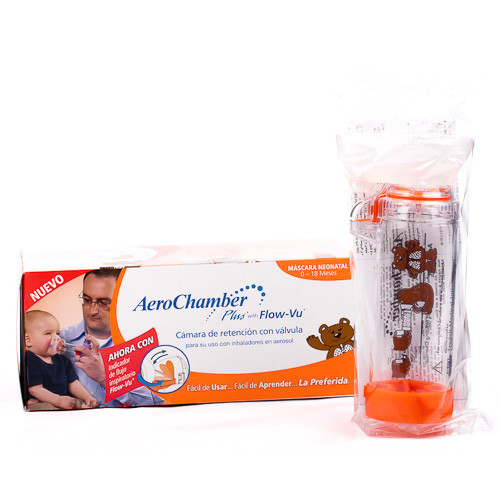Imagen de AEROCHAMBER PLUS FlOW-VU MASCARA PEQ.