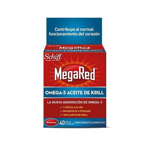 Imagen de MEGARED 500 MG. 40 CAPSULAS
