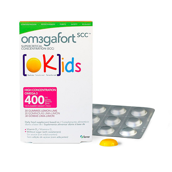 Imagen de Omegafort okids 30 pastillas