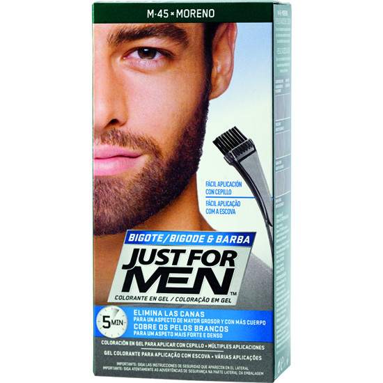 Imagen de Just for men barba bigote moreno