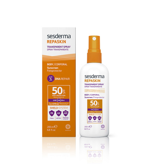 Imagen de Sesderma Repaskin fotoprotector corp. spf50 200ml