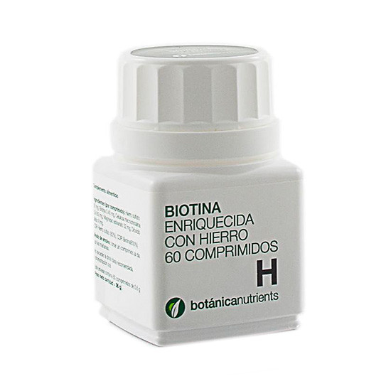 Imagen de BotánicaPharma Biotina pura 60comp 600mg vith