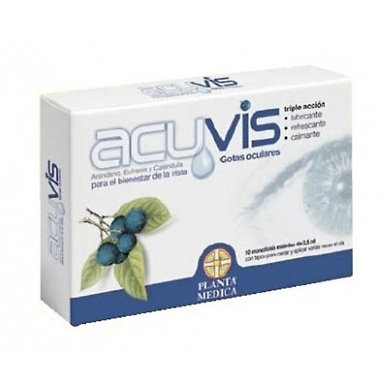 Imagen de Aboca acuvis gotas oculares esteril 0,5ml 10u