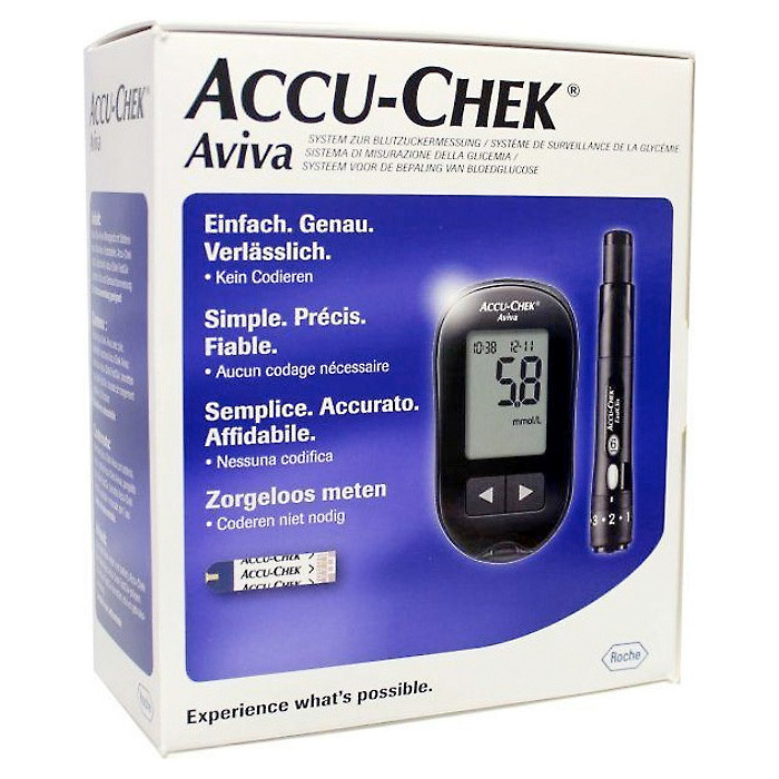 Imagen de Roche accu-chek aviva m6/dl kit