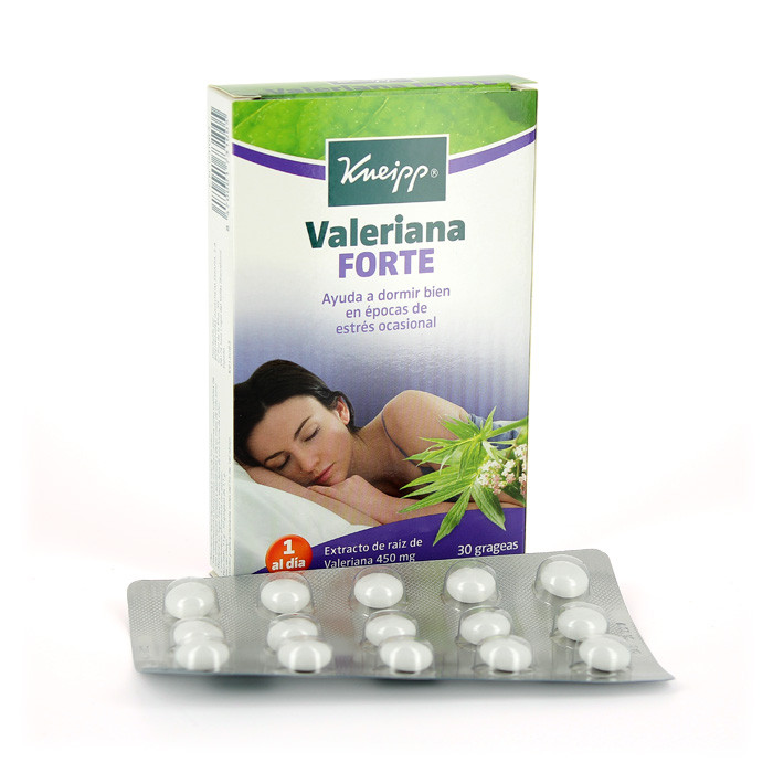 Imagen de Kneipp Valeriana Forte 450mg 30 grageas