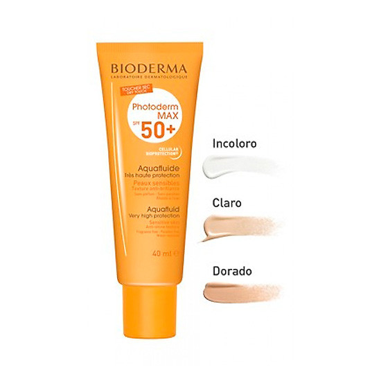 Imagen de Bioderma Photoderm max 50+ aquafluido dorado 40ml