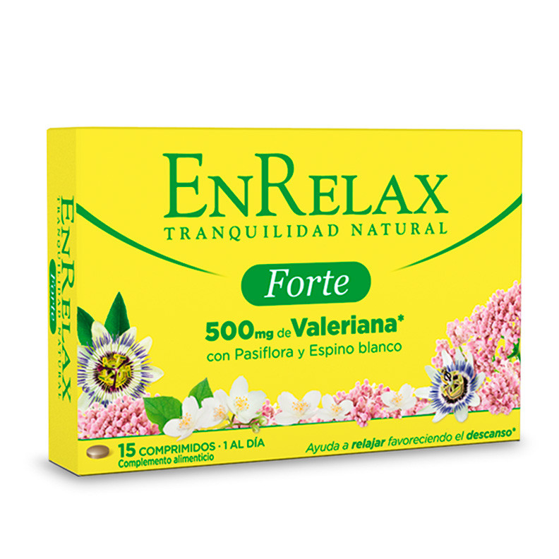 Imagen de Enrelax forte valeriana 15 comprimidos