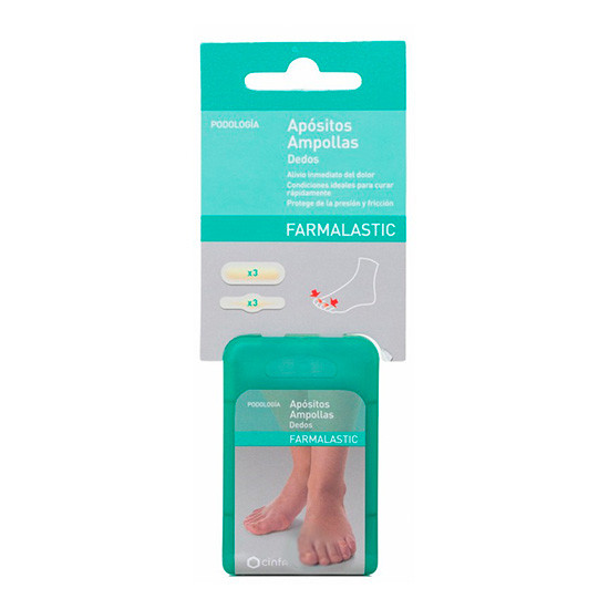 Imagen de AMPOLLAS DEDOS FARMALASTIC 6 APOSITOS