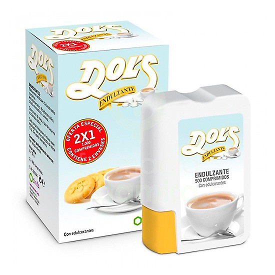 Imagen de DOLS ENDULZANTE DUPLO 500+500 COMP