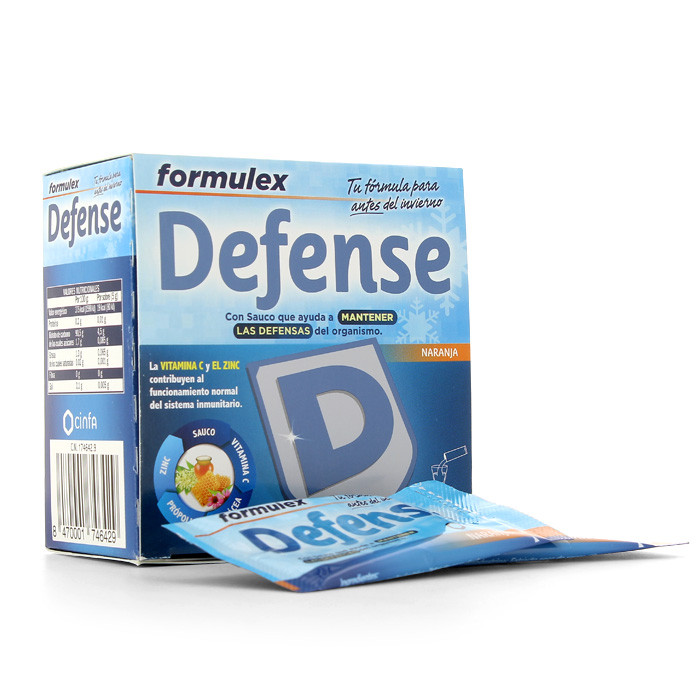 Imagen de FORMULEX DEFENSE 14 SOBRES NARANJA