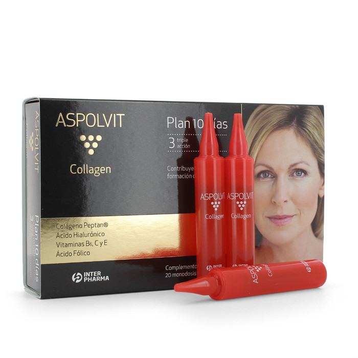 Imagen de Aspolvit Collagen 20 ampollas x 15ml