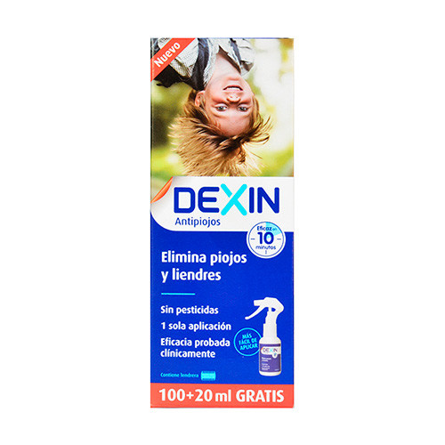 Imagen de DEXIN LOCION PIOJOS PULVERIZADOR 100+20M
